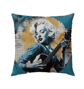 Outdoor Pillow Towel - Relaxation in the Garden
